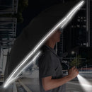 Reflective Stripe Reverse Led Light Umbrella