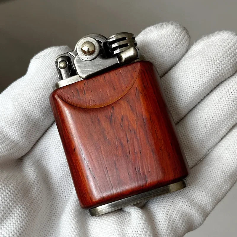 Rosewood Wooden Zorro Rocker Kerosene Lighter