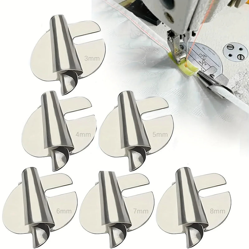 1/4/8pcs Stainless Steel Sewing Rolled Hemmer Foot 3mm-10mm