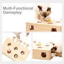 Cat Toys Interactive Whack-a-mole Solid Wood Toys