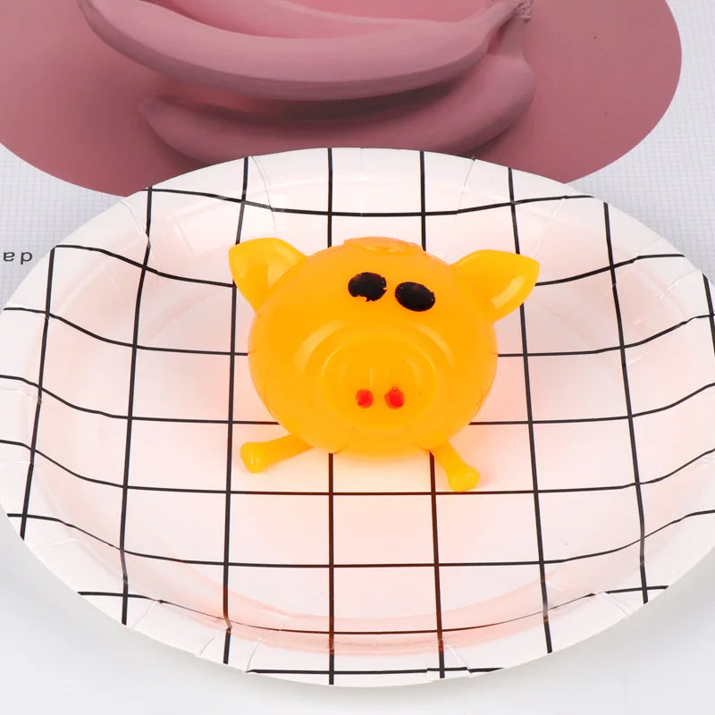 1pcs Sticky Jello Pig