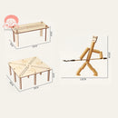 DIY Small Bamboo Man Two Player Battle Fun Interactive Party Games