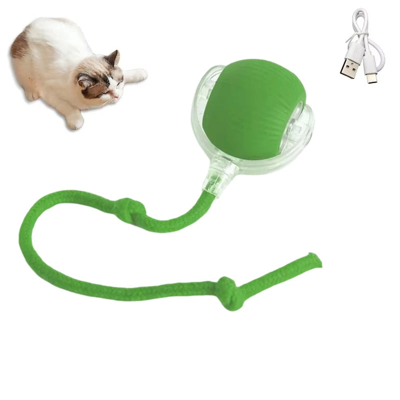 1/2PCS Interactive Cat Toys Ball Auto Electric Rolling Ball Toys for Cats