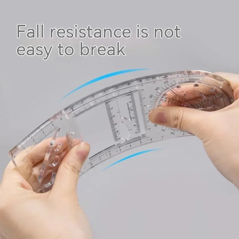 Multifunctional Geometric Function Ruler Set