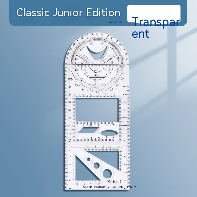 Multifunctional Geometric Function Ruler Set