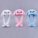 1PC Rabbit Hat Plush Can Moving Bunny Ears Hat For Kids